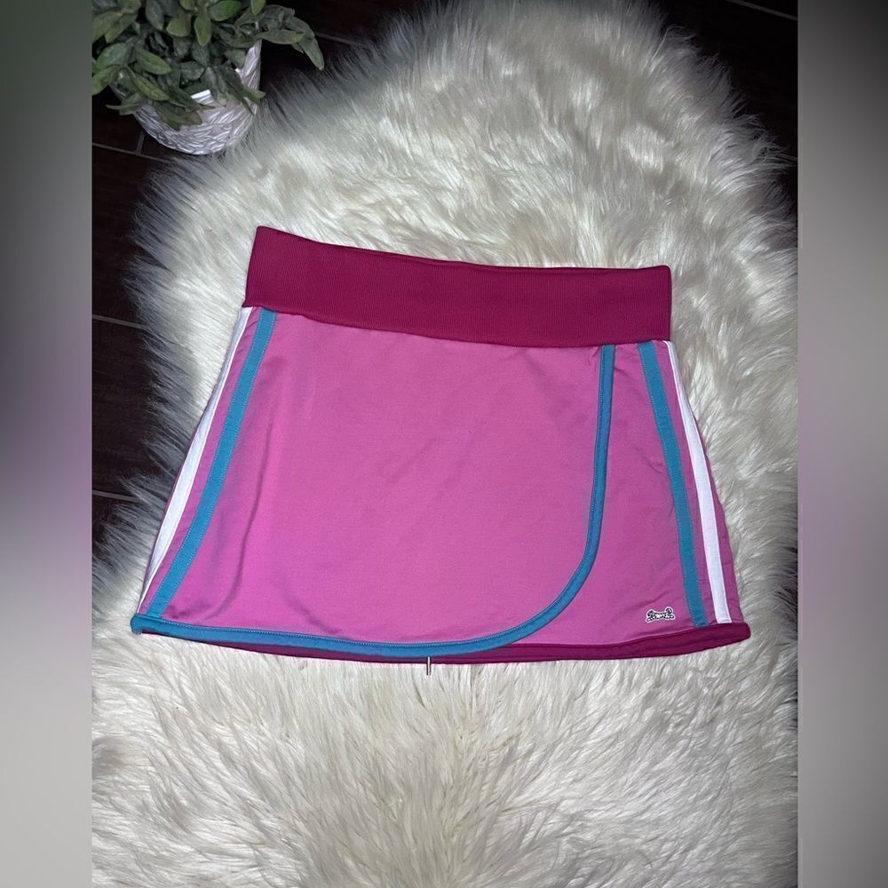 Le Tigre pink side striped skirt sz medium